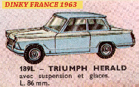 <a href='../files/catalogue/Dinky France/189/1963189.jpg' target='dimg'>Dinky France 1963 189  Triumph Herald</a>